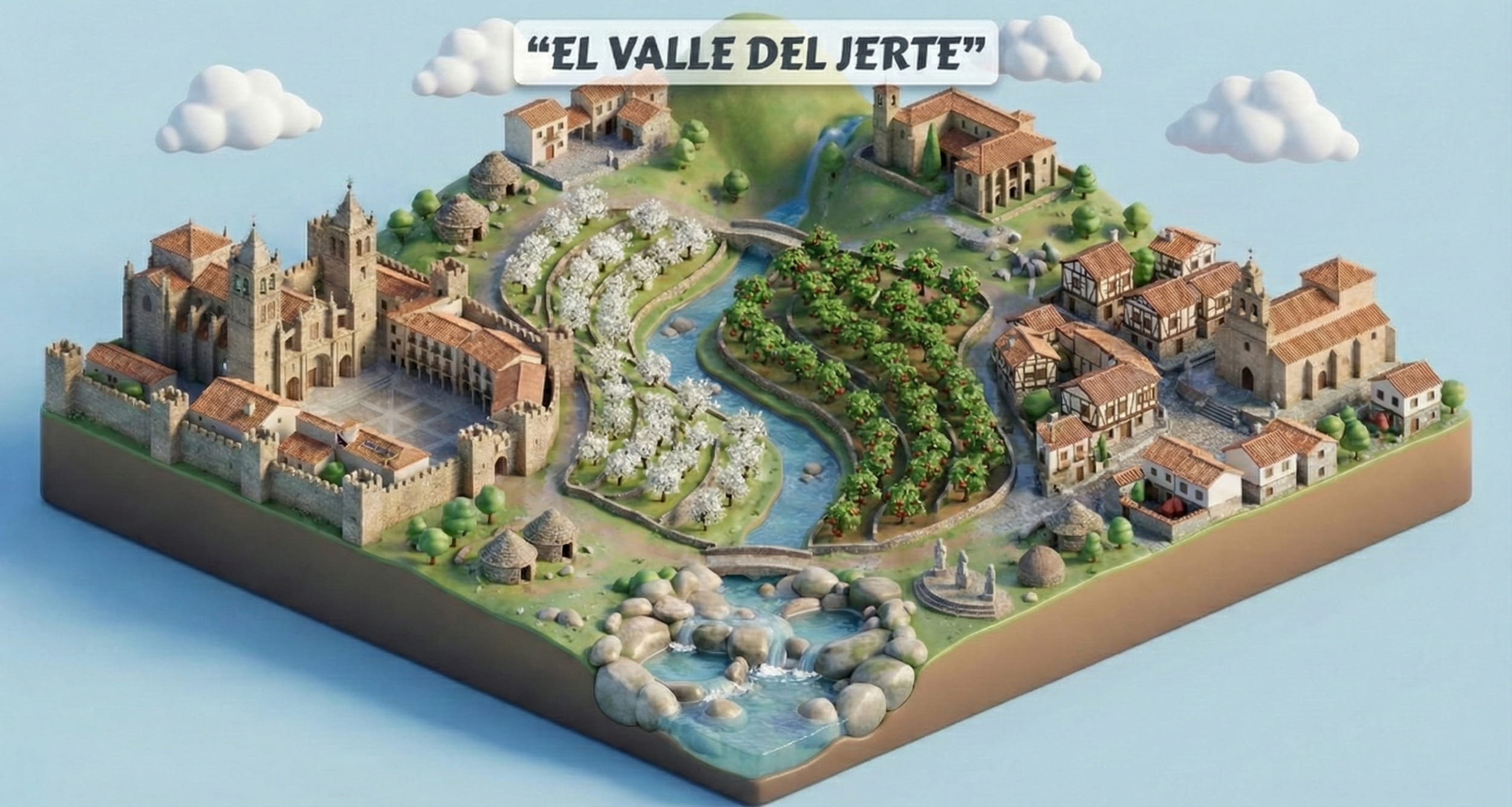 Imagen representativa del Valle del Jerte